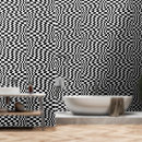 Search for black white 3d art Illusion