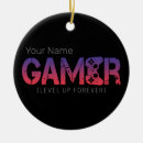 Search for gamer ornaments Level up
