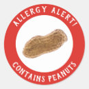 Search for allergy alert stickers Warning
