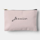 Recherche de rose cosmétiques pochettes Typographie script