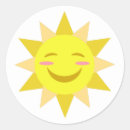 Recherche de soleil kawaii autocollants Amusant