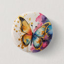 Recherche de ailes papillon badges Fleurs