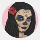 Search for day of the dead girl stickers Pink