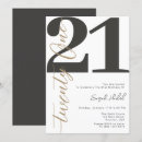 Search for black and white 21st birthday invitations Twenty one