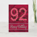 Search for 92nd birthday cards Floral