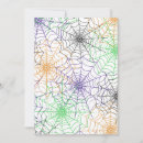 Search for spider web halloween invitations Pattern