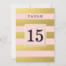 Search for gold foil table cards Glam