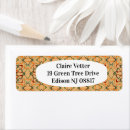 Search for kaleidoscope return address labels Geometric