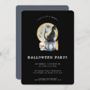 Recherche de moon halloween invitations Chat noir