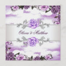 Search for lavender and white wedding invitations Formal