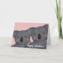 Search for koalas valentines day cards Australia