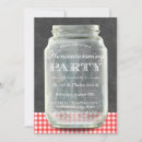 Search for rustic housewarming invitations Mason jar