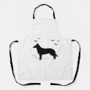Search for wolf silhouette aprons Weimaraner