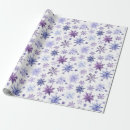 Search for snow flake wrapping paper Purple