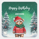 Search for christmas cute teddy bear stickers Xmas