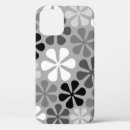 Search for black and white flower design iphone cases Retro