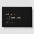 Search for gold wedding guest books Elegant