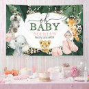 Search for elephant baby shower decoration banners Safari animals