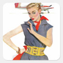 Search for 50s 60s stickers Lady