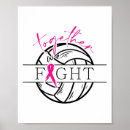 Search for pink volleyball posters Breast cancer support