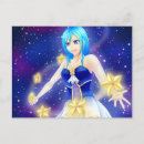 Search for fantasy blue magic postcards Star