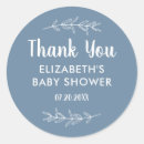 Search for blue thank you shower stickers Boho