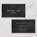 Recherche de professional cartes visite Architecte