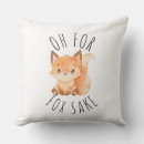 Search for fox pillows Cartoon