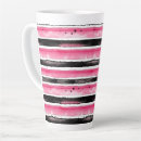 Search for pink and white stripes mugs Girly