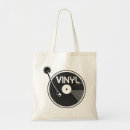 Search for vinyl record tote bags Music