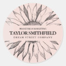 Recherche de lignes géométriques autocollants Élégant