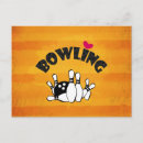 Recherche de quille cartes postales Bowling