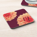 Search for burgundy coasters Initial