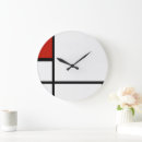 Recherche de mondrian horloges Géométrique