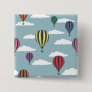 Search for balloon square buttons Hot air balloon