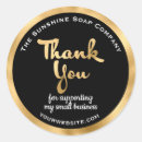 Search for gold foil thank you stickers Luxury