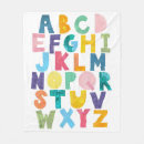 Search for alphabet blankets Colourful