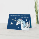 Search for unicorn birthday cards Pegasus