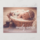 Recherche de girl birth announcement cards Fille
