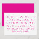 Search for hot pink wedding invitations Modern
