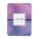 Recherche de monogramme rose magnets Élégant