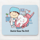 Recherche de dentiste drôle tapis souris Mignon
