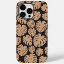Recherche de feuille de monstera iphone coques Élégant