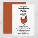 Search for funny chickens invitations Country