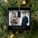 Search for monogram ornaments Newlywed