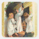 Search for christmas fireplace stickers Retro