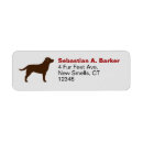 Search for labrador retrievers return address labels Animals