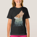 Search for wolf girls tshirts Nature