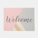 Search for pink and grey doormats Elegant