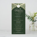Search for green gold wedding programs Classic